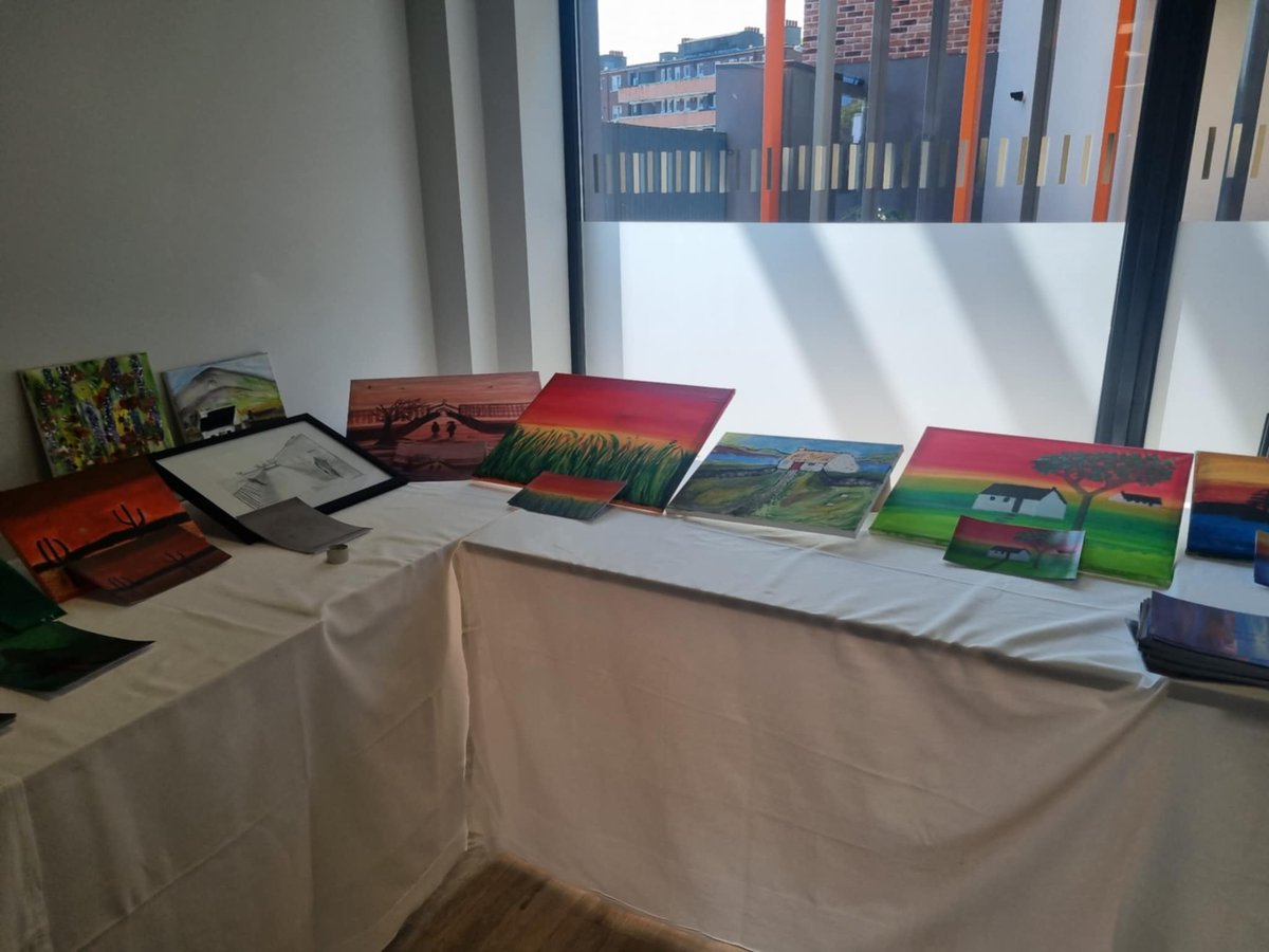 ammaraliDublin8's tweet image. Delighted to attend the launch of "New Beginnings, a Rainbow of Creativity" art exhibition at Café Number 44, Dolphin House Community Centre, alongside Catherine Ardagh TD! 🎨✨
As part of the Rialto Community Arts Festival 2025, this exhibition showcases amazing artwork by our…