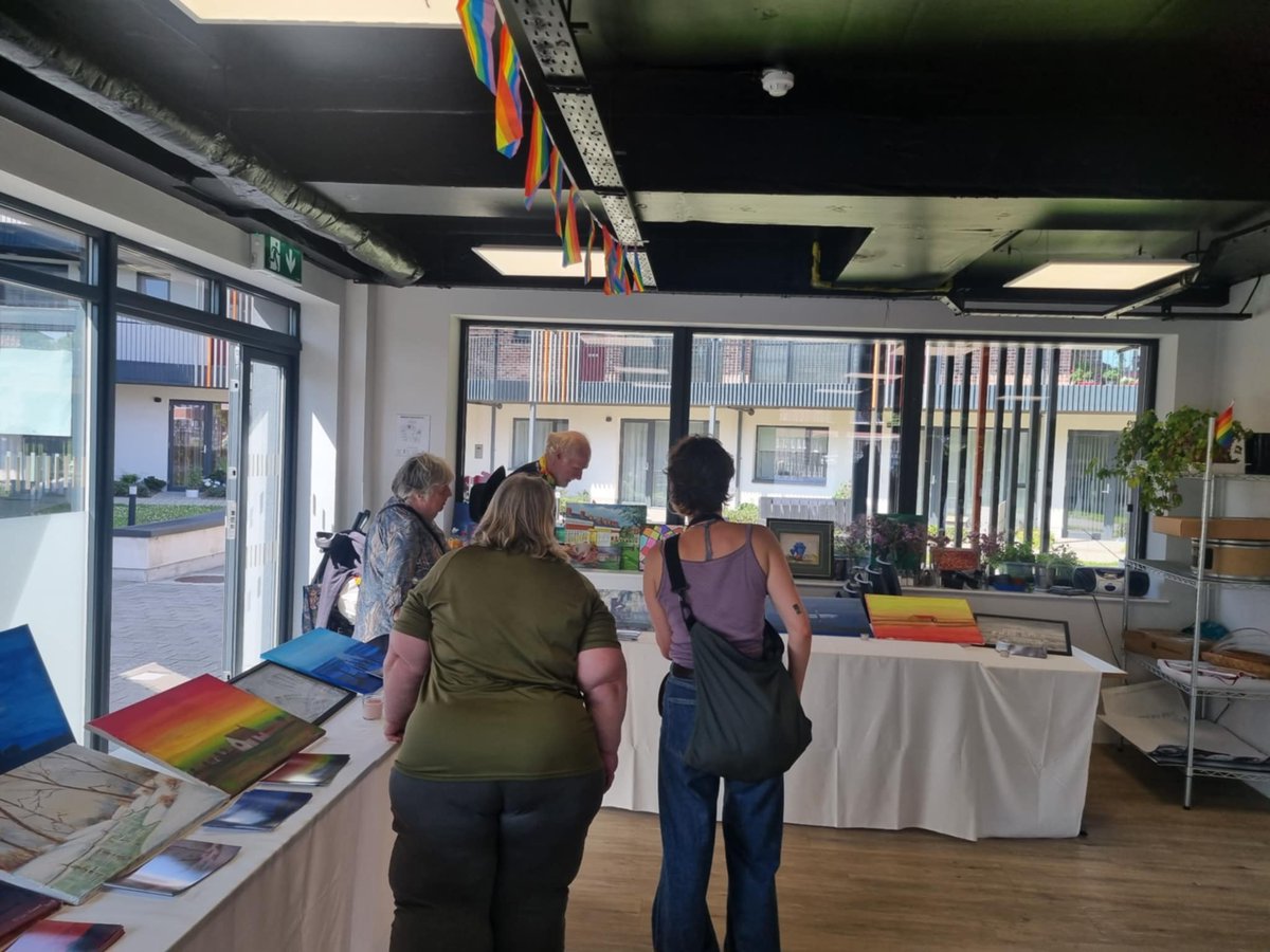ammaraliDublin8's tweet image. Delighted to attend the launch of "New Beginnings, a Rainbow of Creativity" art exhibition at Café Number 44, Dolphin House Community Centre, alongside Catherine Ardagh TD! 🎨✨
As part of the Rialto Community Arts Festival 2025, this exhibition showcases amazing artwork by our…