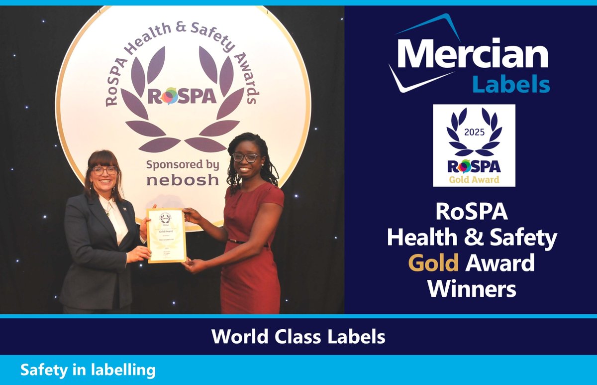 Another proud moment for #TeamMercian as we officially received our RoSPA Gold Award at a glittering ceremony in London last week.
This Award is a true testament to everyone’s relentless commitment to #HealthAndSafety.
#RoSPAAwards #SafetyCulture