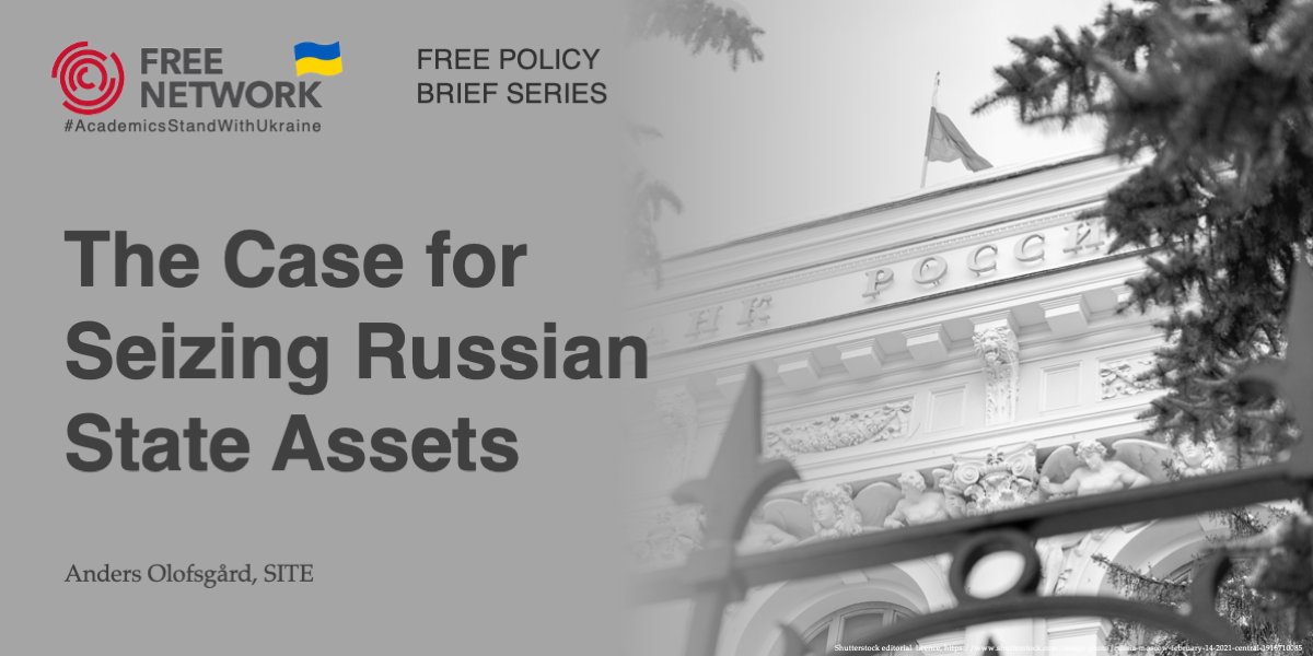 FREE NETWORK (@freenetworkorg) on Twitter photo 🧊 Could frozen Russian state assets be the key to a long-term funding solution for Ukraine? 📌 Anders Olofsgård from <a href="/SITEStockholm/">Stockholm Institute of Transition Economics (SITE)</a> (SITE) examines the legal and economic arguments for confiscating Russian state assets frozen in Western democracies. freepolicybriefs.org/2025/06/18/sei… 🧊 Could frozen Russian state assets be the key to a long-term funding solution for Ukraine? 📌 Anders Olofsgård from <a href="/SITEStockholm/">Stockholm Institute of Transition Economics (SITE)</a> (SITE) examines the legal and economic arguments for confiscating Russian state assets frozen in Western democracies. freepolicybriefs.org/2025/06/18/sei…