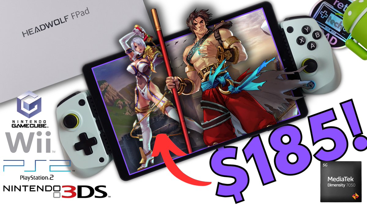 RetroTechDadYT's tweet image. New Video! The HEADWOLF FPAD7 is a budget priced, small form factor tablet that is surprisingly more capable than some of its competition in the space. Join me as I explore native Android gaming, emulation, and more! youtu.be/aIMjBIBk8fQ