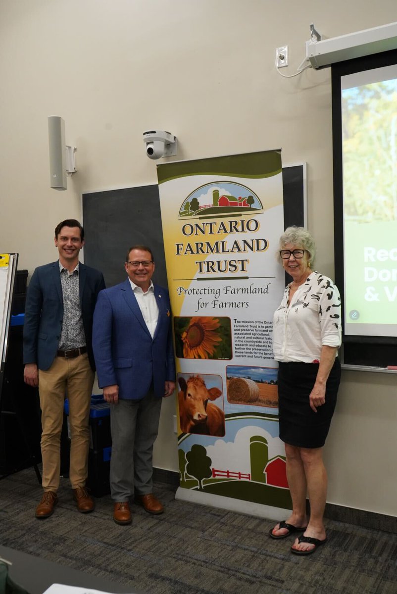 Mike Schreiner (@mikeschreiner) on Twitter photo I was honoured to join the <a href="/ONFarmlandTrust/">Ontario Farmland Trust</a> yesterday to speak at their AGM.
Ontario has some of the best farmland in the world and it was great to speak with a group so dedicated to protecting it. I was honoured to join the <a href="/ONFarmlandTrust/">Ontario Farmland Trust</a> yesterday to speak at their AGM.
Ontario has some of the best farmland in the world and it was great to speak with a group so dedicated to protecting it.