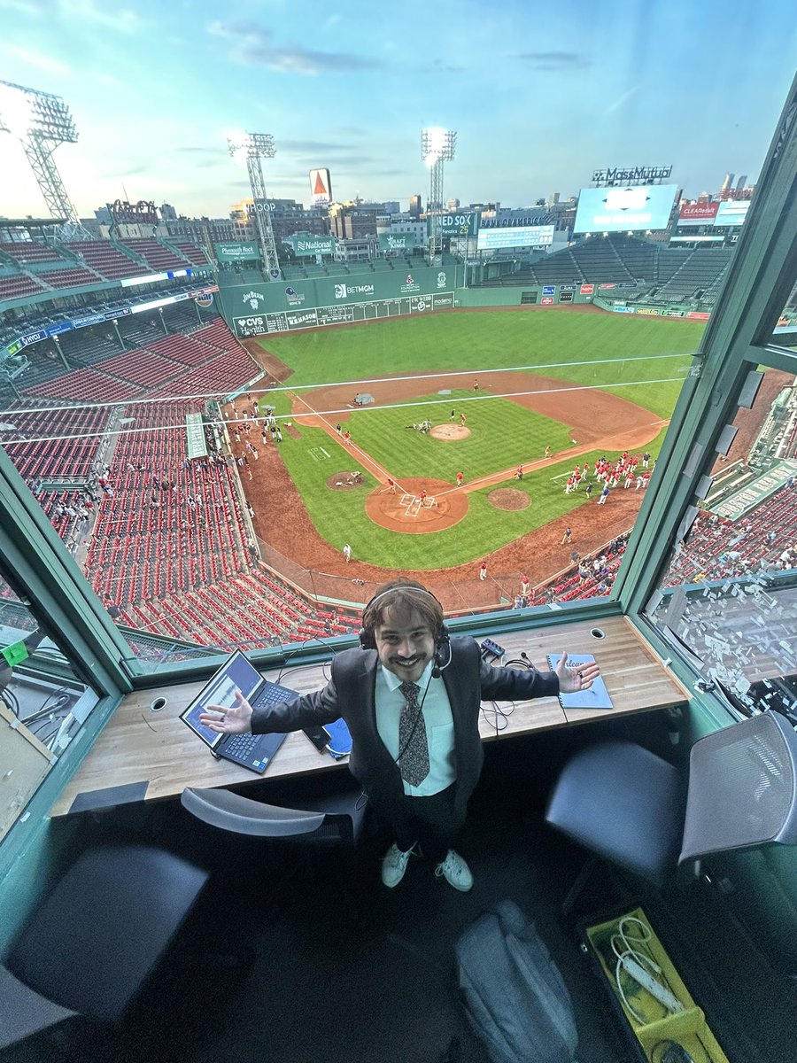 Big day yesterday! <a href="/BriggsLoveland/">Briggs Loveland</a> and I got to practice our play-by-play by calling the scrimmage between <a href="/FirebirdsCCBL/">Orleans Firebirds</a> and the Red Sox Scout Team from Fenway! 

An absolutely unforgettable experience with <a href="/OfficialCCBL/">Cape League</a>!