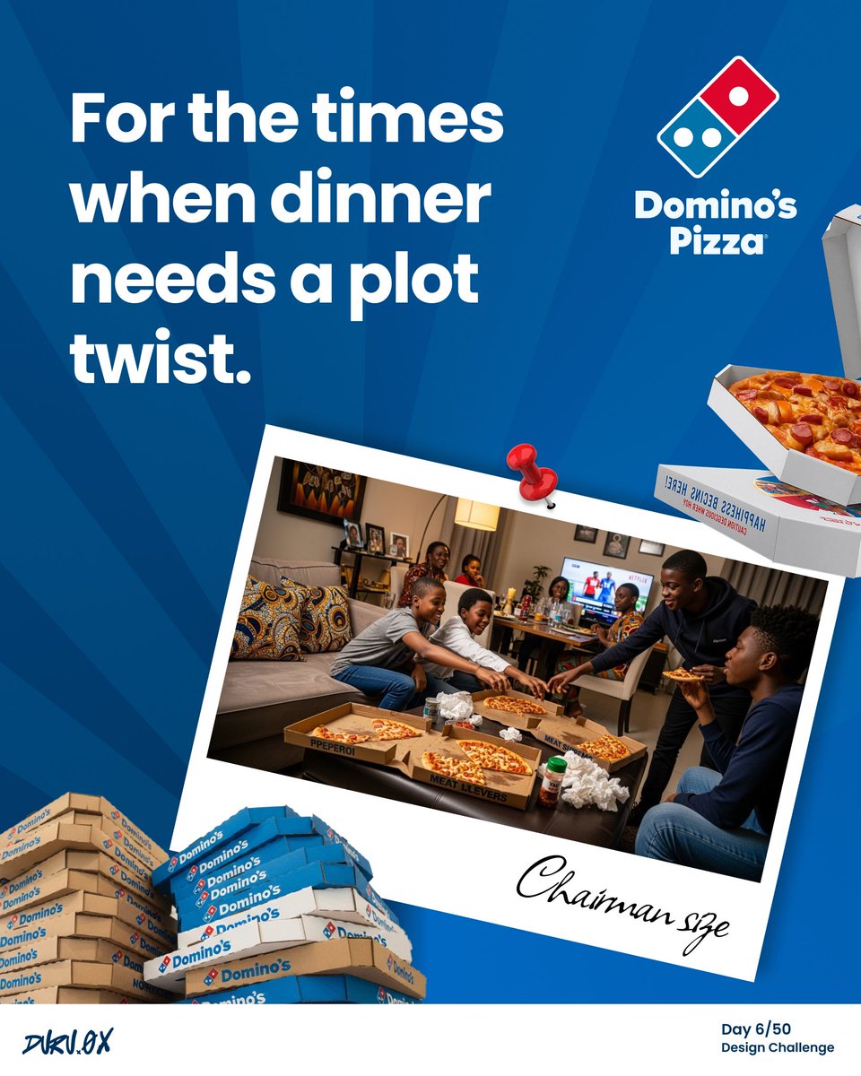 Day 6: Creative ad for <a href="/dominos/">Domino's Pizza</a>