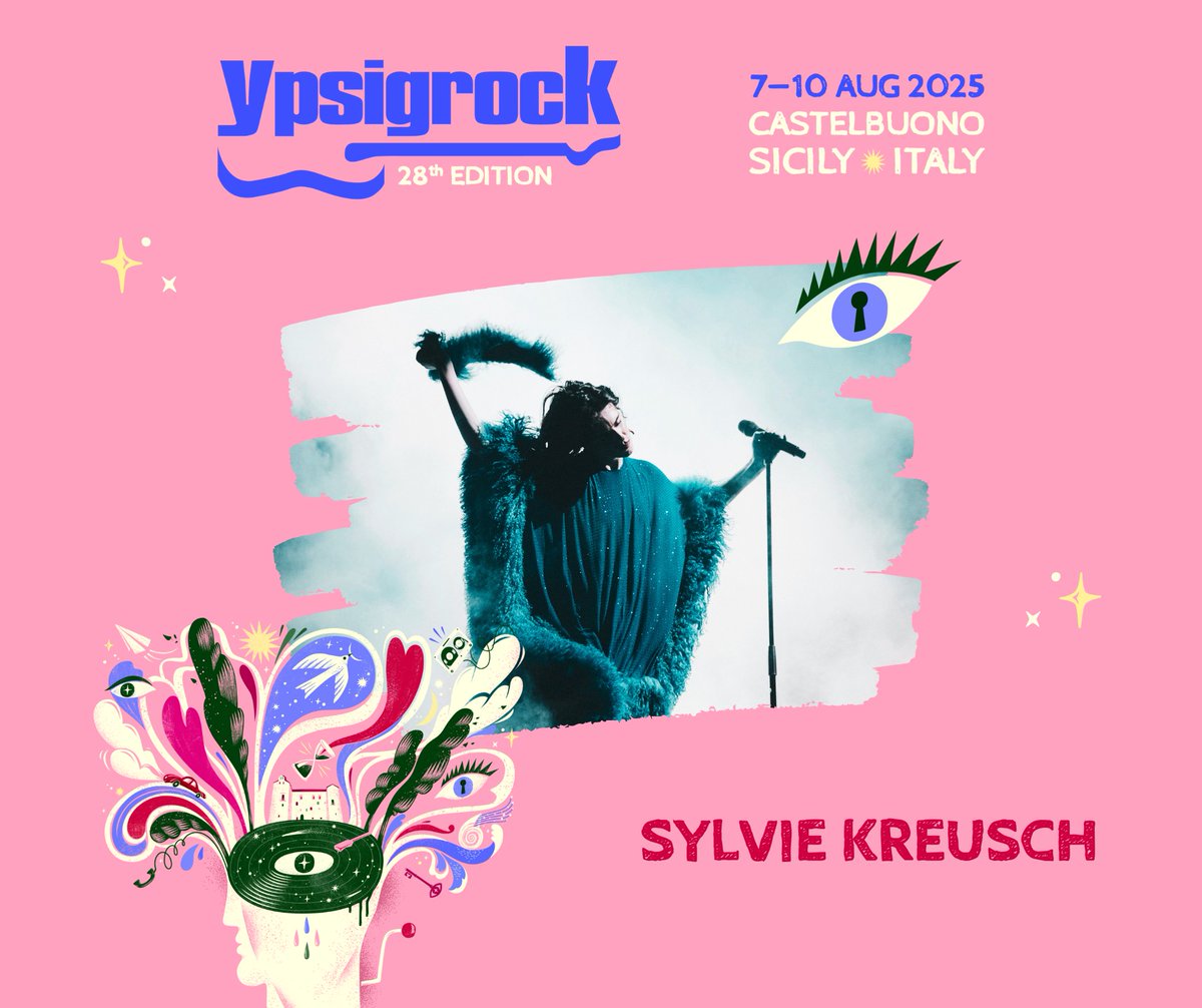 #ypsi25

📆 10 AUG 2025 ​​🌸 SYLVIE KREUSCH

Il futuro è già nostalgia 💖

TICKETS ➝ DICE: ypsi.link/tickets25