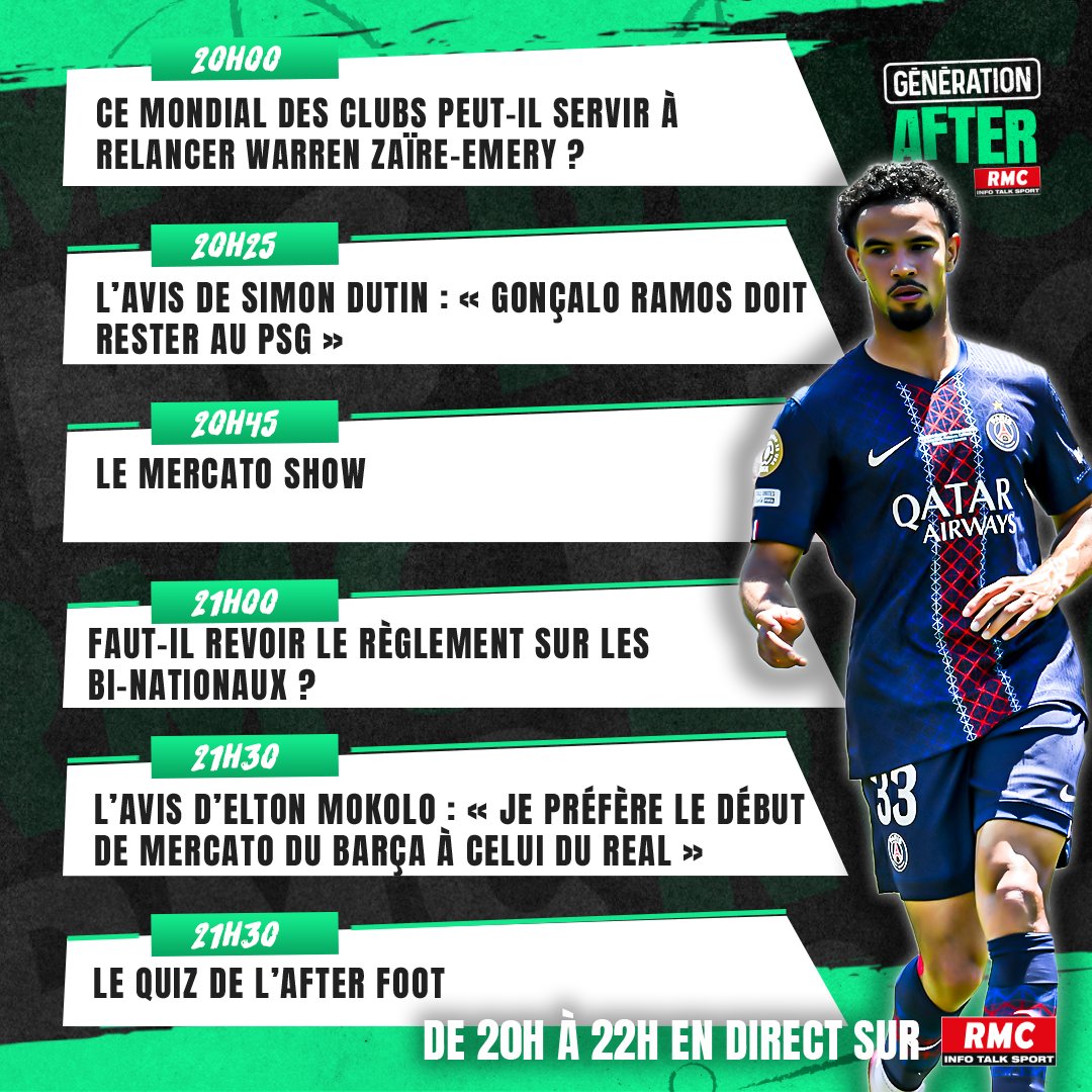 RMC Sport (@rmcsport) on Twitter photo 📻 Rendez-vous à 20h sur RMC dans "Génération After" avec <a href="/nicolas_vilas/">𝗡𝗶𝗰𝗼𝗹𝗮𝘀 𝗩𝗶𝗹𝗮𝘀 𝗕𝗼𝗮𝘀</a>, <a href="/simon_dutin/">Simon Dutin</a>, <a href="/JenMendel/">Jen Mendelewitsch</a> et <a href="/EltoMok/">Elton Mokolo</a> ! 📻 Rendez-vous à 20h sur RMC dans "Génération After" avec <a href="/nicolas_vilas/">𝗡𝗶𝗰𝗼𝗹𝗮𝘀 𝗩𝗶𝗹𝗮𝘀 𝗕𝗼𝗮𝘀</a>, <a href="/simon_dutin/">Simon Dutin</a>, <a href="/JenMendel/">Jen Mendelewitsch</a> et <a href="/EltoMok/">Elton Mokolo</a> !