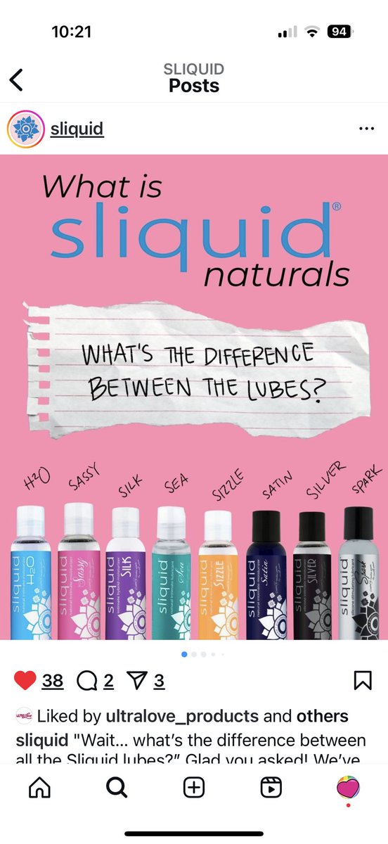 lovenestwpg's tweet image. More Sliquid lubricants to try.  Available at both our locations. #sliquid #lovenest #lovenestmain #lovenesttaylor