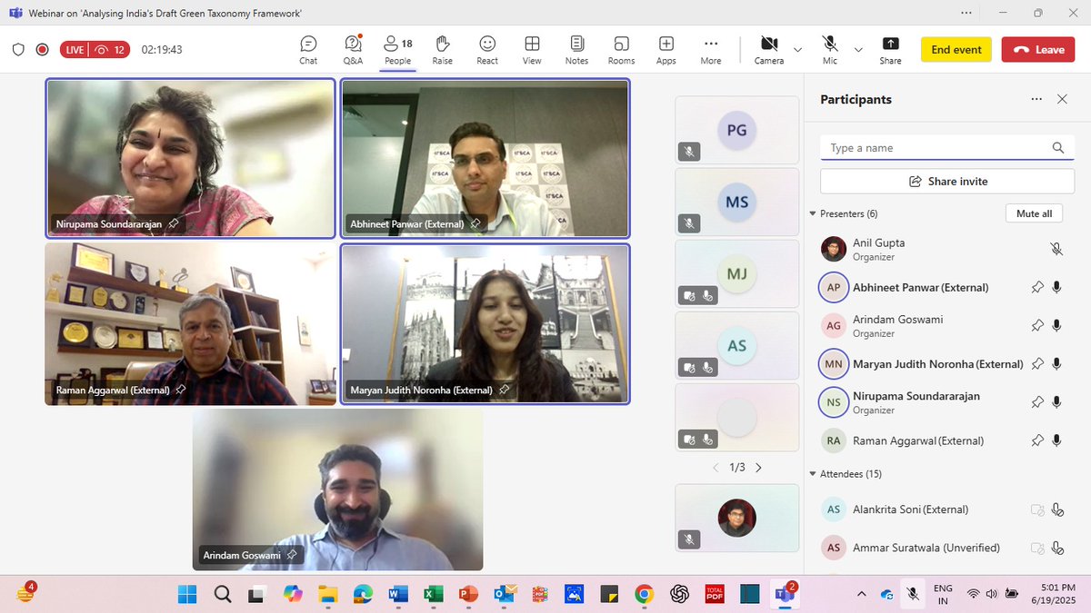 Policy Consensus Centre (@policyconsensus) on Twitter photo We had an insightful discussion on "Analysing India's draft Climate Finance Taxonomy Framework" with Mr <a href="/Raman_Agg/">Raman Aggarwal</a>, CEO, <a href="/FIDC_NewDelhi/">FIDC</a>, Mr Chintan Panchal, SCR, Manager, <a href="/IFSCA_Official/">IFSCA</a>, and Ms Maryan Judith Noronha, Associate, <a href="/BmrLegal/">BMR Legal Advocates</a> with Ms <a href="/NiruRajan/">Nirupama Soundararajan</a> moderating the We had an insightful discussion on "Analysing India's draft Climate Finance Taxonomy Framework" with Mr <a href="/Raman_Agg/">Raman Aggarwal</a>, CEO, <a href="/FIDC_NewDelhi/">FIDC</a>, Mr Chintan Panchal, SCR, Manager, <a href="/IFSCA_Official/">IFSCA</a>, and Ms Maryan Judith Noronha, Associate, <a href="/BmrLegal/">BMR Legal Advocates</a> with Ms <a href="/NiruRajan/">Nirupama Soundararajan</a> moderating the