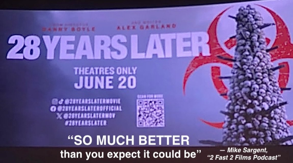 2Fast2Films's tweet image. Mike has seen #28YearsLater and he LOVES it! @Mikeonscreen