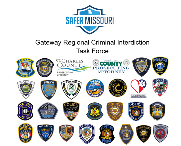Extremely impressed by the Gateway Regional Criminal Interdiction Task Force's coordinated operations on June 11 that yielded 4 stolen vehicles, 2 recovered firearms, 6 felony drug offenses, 31 cleared warrants and 25 arrests, including 13 felony arrests! Collaboration is key!