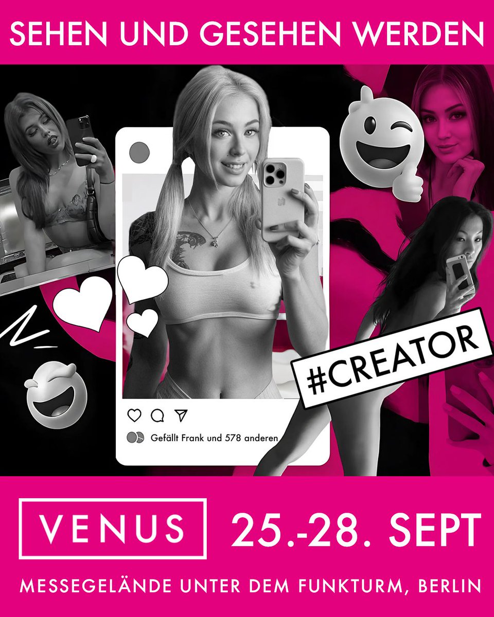 🚀 CREATOR DEAL!
Sichere dir das Premium Creator Ticket für nur 100 €!
✔️ Zugang zur VENUS 2025
✔️ Business Area + Lounge
✔️ Vorträge, Networking &amp; B2B-Party
📅 25.–28.09.2025
🎟️ venus-berlin.com/creator/
#venusberlin #venusfestival #venus2025