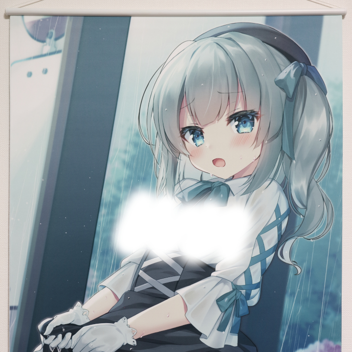 夜中にブログを更新しました➰🌃
うりぼうざっか店さんから、夏月まりなさん（<a href="/marinauryu/">夏月まりな</a>）の両面タペストリーのレビューです🎵雨に降られて雨宿りする女の子、濡れて透けたあれこれがとってもエッ！でドキッとしちゃいます💓💓
ブログにはプロフィール欄のリンクからお越し下さい☔