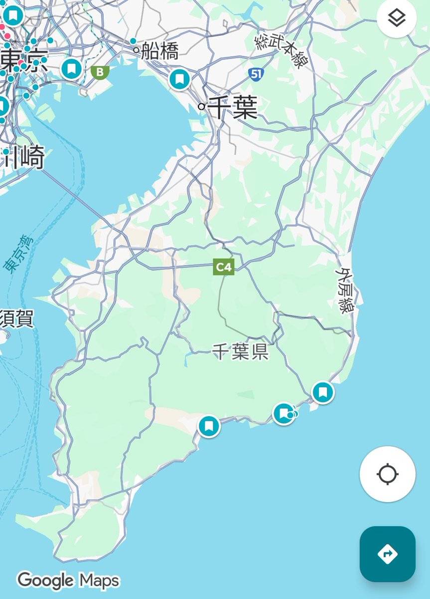 水曜日に行こうと思ってたのは、ここなんです。
勝浦市が近いから勝浦タンタンメンのお店がいっぱいあった。あと美味そうなテイクアウト専門の握り寿司のお店も。

日帰りで行くには時間が足りなさそうだから、もし次の機会に行くなら一泊したい。
出来れば車で海岸線を巡って浜辺巡りしたいね。