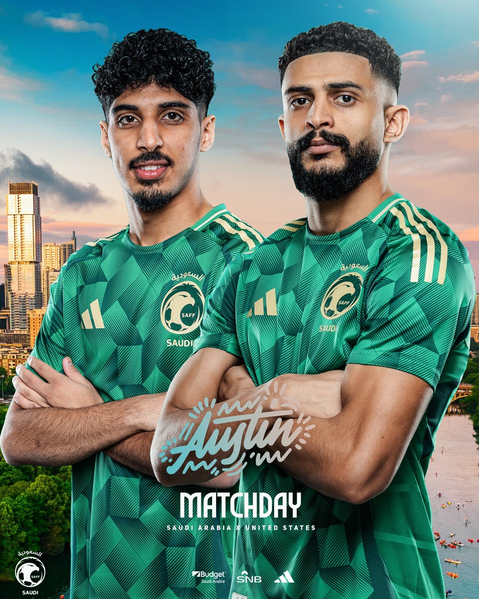 المنتخب السعودي (@saudint) on Twitter photo 🟢 يوم المباراة 🟢
🇸🇦 السعودية 🆚 أمريكا 🇺🇸
🕙 | 15 : 4 صباحًا - بتوقيت السعودية
🖥️ | <a href="/riyadiyatv/">القنوات الرياضية السعودية</a>
🏟 | استاد Q2 بمدينة أوستن .
🏆 | الجولة الثانية من دور المجموعات من الكأس الذهبية 2025 🟢 يوم المباراة 🟢
🇸🇦 السعودية 🆚 أمريكا 🇺🇸
🕙 | 15 : 4 صباحًا - بتوقيت السعودية
🖥️ | <a href="/riyadiyatv/">القنوات الرياضية السعودية</a>
🏟 | استاد Q2 بمدينة أوستن .
🏆 | الجولة الثانية من دور المجموعات من الكأس الذهبية 2025