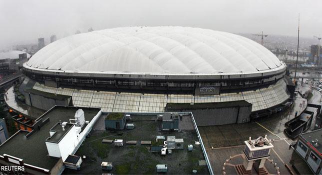 June 19th - On This Day in BC Sport History: 1983

Vancouver’s <a href="/bcplace/">BC Place</a> Stadium is opened by Premier Bill Bennett becoming the premier multi-purpose athletic venue in the province. During a gala opening attended by 41,604 spectators, the event features figure skaters Karen.../2