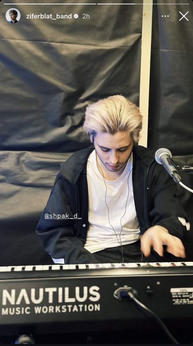Ziferblat via Instagram story 👀

working on new music?