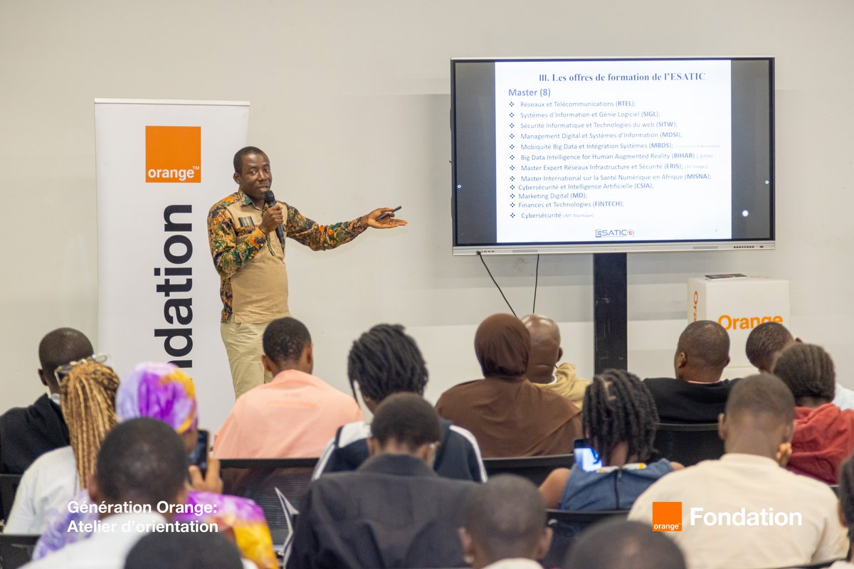 Les 20 &amp; 21 mai, la Fondation Orange CI a accompagné les élèves de Génération Orange à Yamoussoukro et Abidjan à travers des ateliers d’orientation post-bac.
Objectif : les aider à faire les bons choix pour leur avenir ! Revivez ces moments.
#VivreCestPartager #GénérationOrange