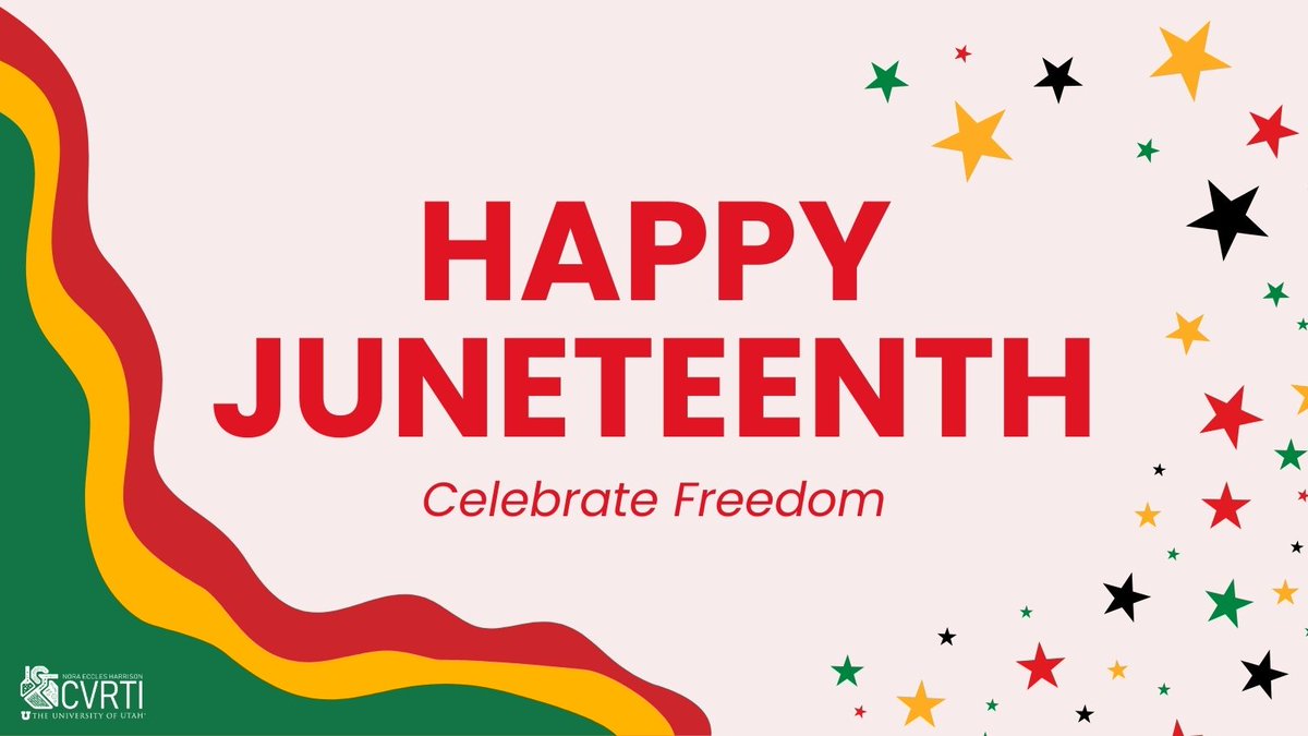Honoring Juneteenth! 🙏🏽 Today we reflect on freedom, progress, and the ongoing journey toward equality. As we celebrate this important day, we recognize its historical significance and reaffirm our commitment to diversity, equity, and inclusion in healthcare and research.