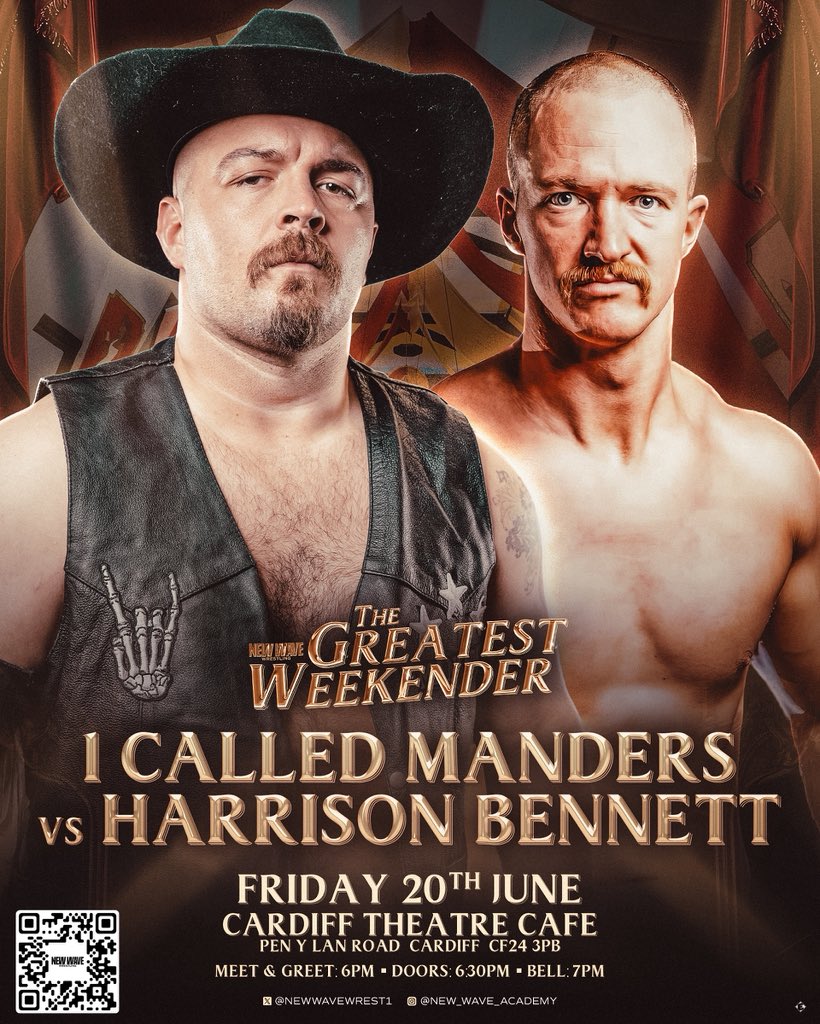 New Wave Wrestling Academy (@newwavewrestli1) on Twitter photo MATCH UPDATE**
.<a href="/1called_manders/">1 Called Manders ワン・コールド・マンダース</a> vs <a href="/HBennett_Pro/">Harrison Bennett</a> is now going to be contested for the <a href="/wXwGermany/">wXw Germany</a> Unified World Championship!
Tickets go offsale at 1pm tomorrow!!!
🎟️ ringsideworld.co.uk/event6959/new-… MATCH UPDATE**
.<a href="/1called_manders/">1 Called Manders ワン・コールド・マンダース</a> vs <a href="/HBennett_Pro/">Harrison Bennett</a> is now going to be contested for the <a href="/wXwGermany/">wXw Germany</a> Unified World Championship!
Tickets go offsale at 1pm tomorrow!!!
🎟️ ringsideworld.co.uk/event6959/new-…