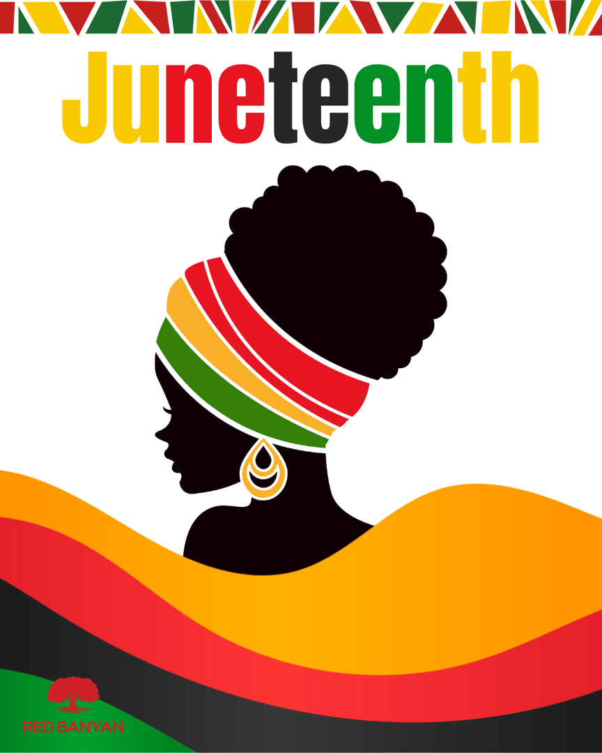 Today we honor Juneteenth, a powerful reminder of freedom, resilience, and progress.

At Red Banyan, we reflect on the importance of justice and equality—and the continued work toward a better future for all.

#Juneteenth #FreedomDay #RedBanyan #EqualityMatters #HonoringHistory