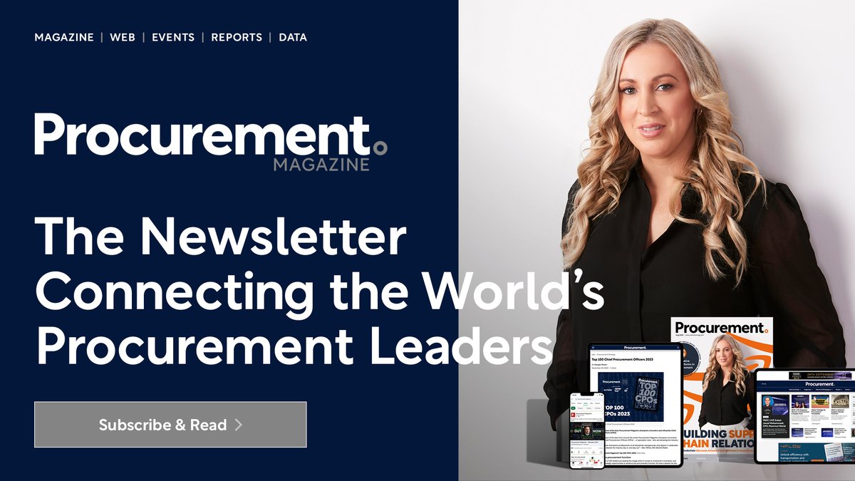 📩 Procurement leaders – stay informed. Join a global network of procurement professionals by subscribing to  Procurement Magazine. Plus get subscriber-only discounts to events like Procurement &amp; Supply Chain LIVE 👀 Sign up and stay one step ahead: biz.pn/newsletter-sub…
