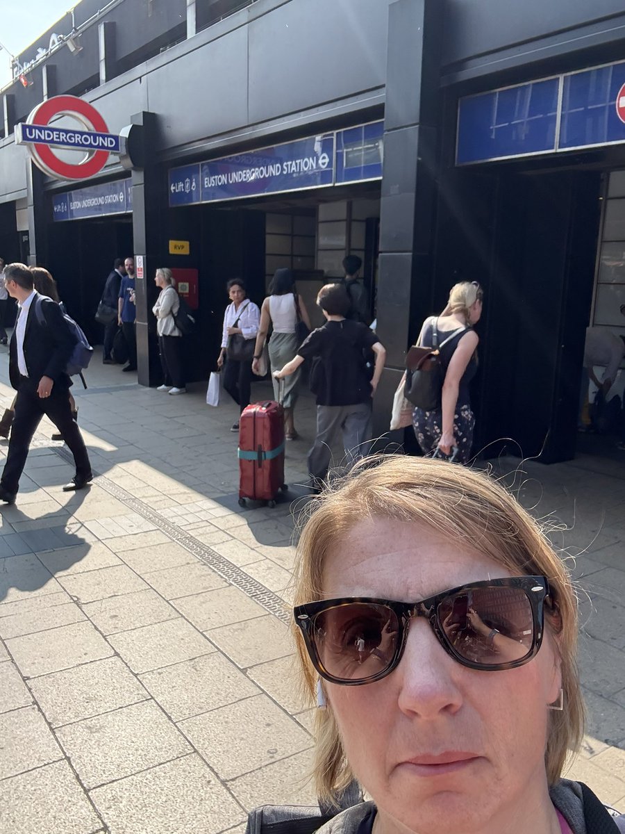 A lovely school in Crewe in the morning and London Euston on my way to Dover this afternoon. It melting in London this afternoon! 😓 #leadership #eyfs #schools