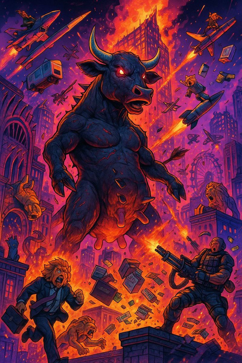 MOOOOO! screeching intensifies 🐮🦖
Cowzilla just flattened 3 milk banks in downtown Mane City.
This ain’t a drill. Grab your dairy rations and run.