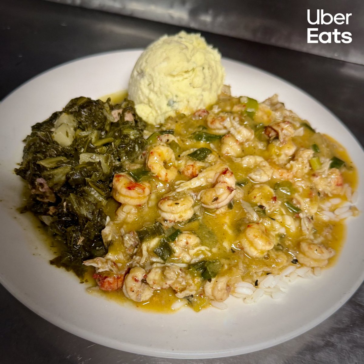 Buttery Louisiana crawfish étouffée with turnip greens (with ham), and potato salad. 🍽️ Dine-in 📲 bit.ly/order-ubereats App: <a href="/UberEats/">Uber Eats</a> 🇺🇸🇨🇦 Shipping <a href="/goldbelly/">Goldbelly 🚀</a> bit.ly/mthrgbly ☀️Open 7am-10pm daily 🎁Gifts INFO linktr.ee/mothersrestaur… #mothersrestaurant