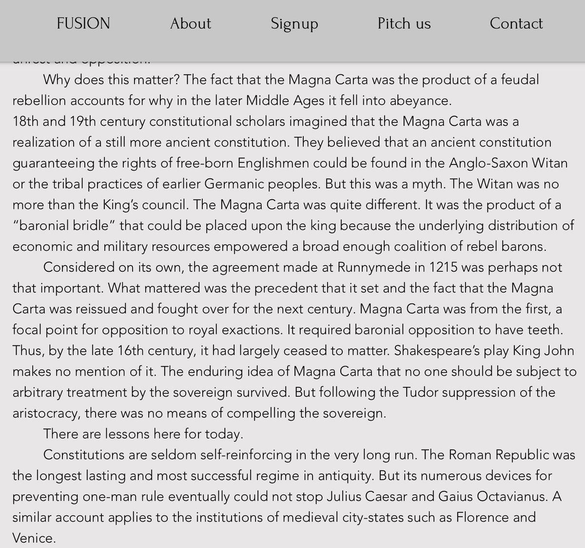 SamuelGoldman (@swgoldman) on Twitter photo Bet you didn't know that this week is the anniversary of Magna Carta (June 15, 1215). Mark Koyama <a href="/GeorgeMasonU/">George Mason University</a> <a href="/mercatus/">Mercatus Center</a> reflects on why an old document still matters. Bet you didn't know that this week is the anniversary of Magna Carta (June 15, 1215). Mark Koyama <a href="/GeorgeMasonU/">George Mason University</a> <a href="/mercatus/">Mercatus Center</a> reflects on why an old document still matters.