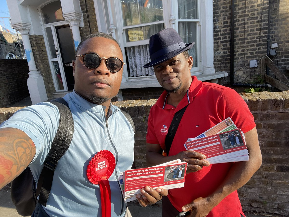 Great weather to do a <a href="/HackCentralLab/">HackneyCentralLabour</a> routine door knock ! Lots of Labour promises and addressing local concerns shared ! Hackney Labour will always prioritise all residents. 🌹