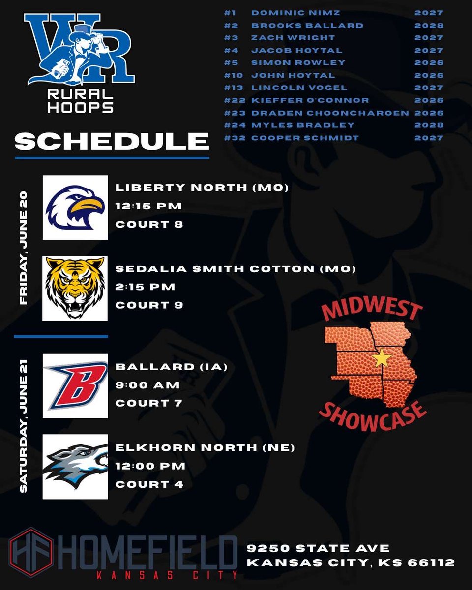 Check us out at Midwest showcase !
Jersey #5