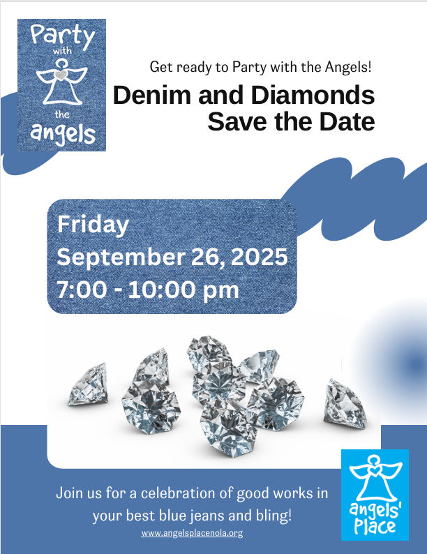 SAVE THE DATE TO PARTY WITH THE ANGELS!🎉😇💙⁣
Our annual fundraiser supporting children with life-threatening diseases returns September 26th.⁣ Our angels need you!⁣
For details angelsplacenola.org or 📧 mfirmin@angelsplacenola.org
#AngelsPlace #childrenscharity⁣