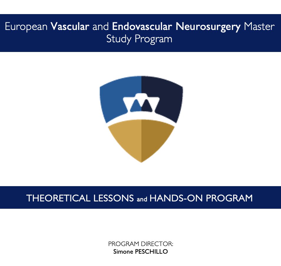 S_Pesch's tweet image. Do you want to be among the #future #leaders in #vascular and #endovascular treatment? Don’t miss the opportunity to join the #European #Master in #Vascular and #Endovascular #Neurosurgery. 
We are looking for the very best. 1 year. 800 hours of hands-on training in the angio…