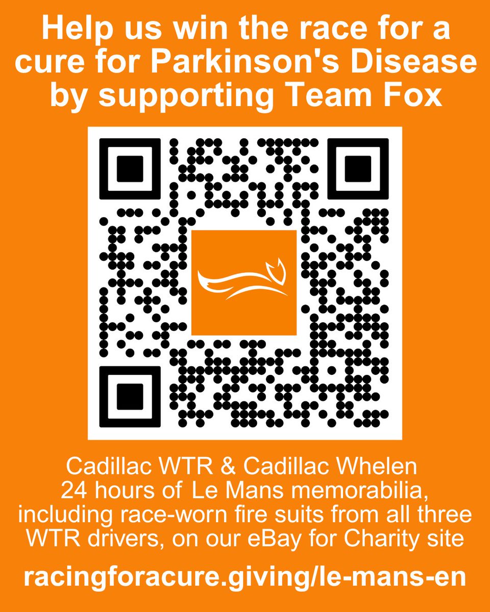 A chance to win a race-worn Le Mans driver firesuit! 🤩

In support of <a href="/TEAMFOX/">Team Fox</a> with our <a href="/AX_Racing/">Action Express</a> teammates, you can bid on items from Le Mans to support finding a cure for Parkinson’s Disease. 

🔗: racingforacure.giving/le-mans/

#WayneTaylorRacing