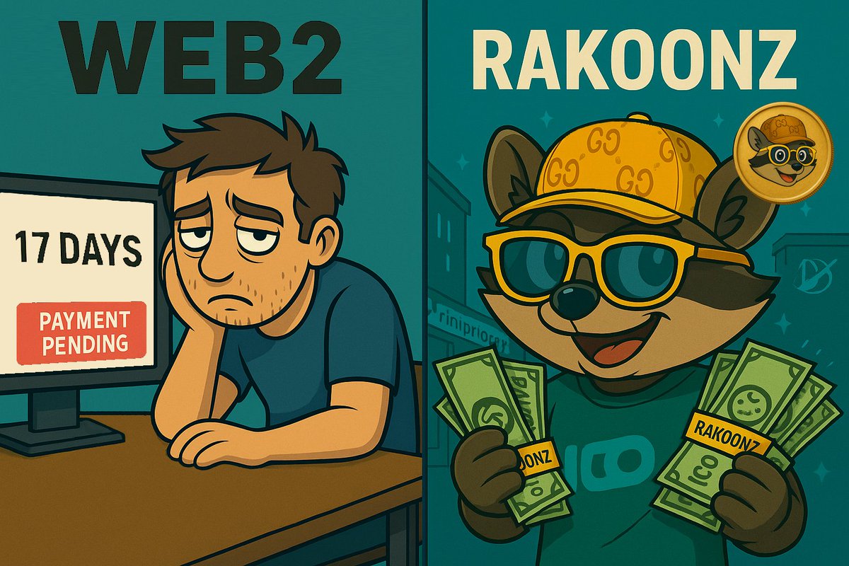 Welcome to Rakoonz, a hybrid meme coin powering a Web3 platform for creators and fans. Like Patreon, but with DeFi.

✅ Non-custodial
✅ Staking Rewards
✅ Community Bounties – Get rewarded for supporting the project
✅ SocialFi Integration – Powering the future of decentralized