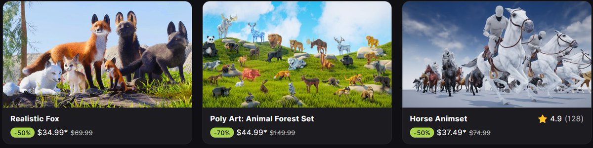 Unreal Flash Sale Ends Tomorrow!
Don't forget to grab these assets  ;) 
(#unity3d, #ue5, and Source Files)
fab.com/sellers/Malber…