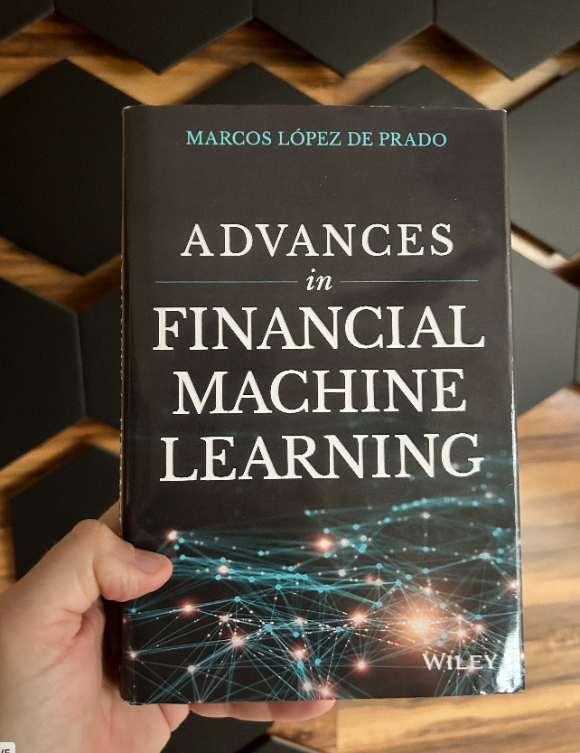 This book changed the way I think about algorithmic trading systems and machine learning.

Let's explore the best book on financial machine learning.