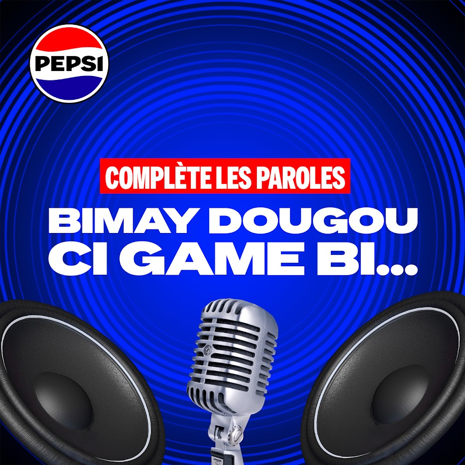 Ana wa game bi? Kù mëneu egali son bi? 😎

#Pepsi
#Pepsisénégal