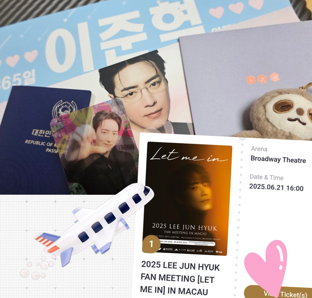 마카오 갈 준비 완료 ✔️ 
일주일 만에 또 호다닥 짐싸기
서울도 비오고, 마카오도 비오고 😭
내기분도 꾸덕꾸덕 하지만.. 난 마카오로 go
준혁배우님 마카오에서 만나요 🫶🥹

#이준혁 #이준혁마카오팬미팅 #BroadwayTheatre #leejunhyuk