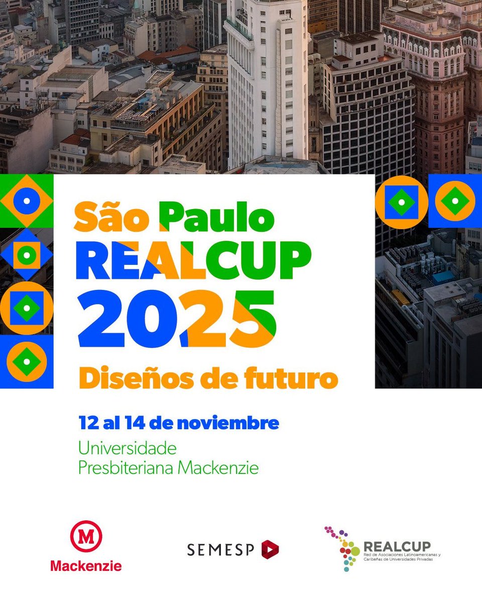 🔵 Desde #ACIET los invitamos al Encuentro Anual <a href="/RealcupALyC/">REALCUP | Red de Universidades Privadas</a>  2025 en São Paulo, Brasil🇧🇷

Donde se explorara las tendencias clave en educación superior.

📍Toda la información e inscripciones: drive.google.com/file/d/1JFDD-2…