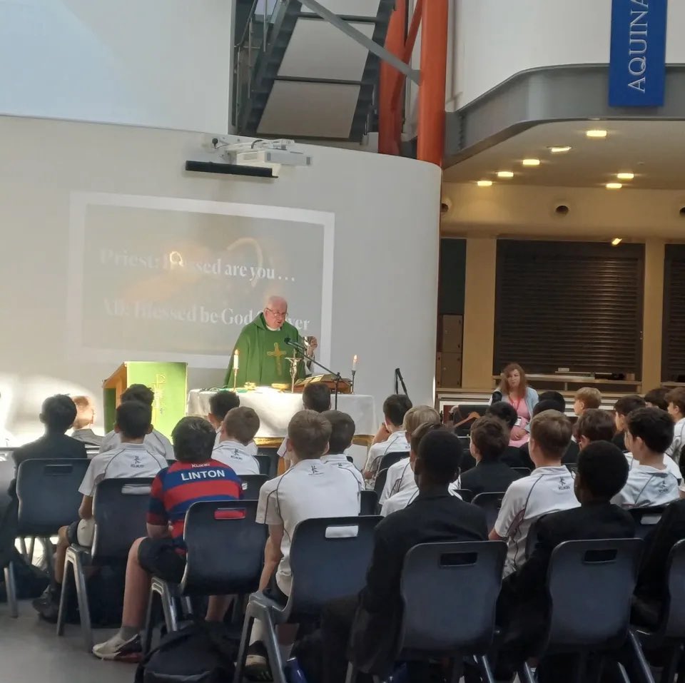 St Ambrose College (@stambrosecoll) on Twitter photo Thank you to Fr Pat who brought us together for mass this morning. It was an honour for us as Fr Pat celebrates his Golden Jubilee this month! Congratulations from the @stambrosecoll community.
Thank you also to our Altar servers Toluwani, Osoise and Joel <a href="/rctimperley/">The Catholic Parish of St. Hugh and St. John</a> Thank you to Fr Pat who brought us together for mass this morning. It was an honour for us as Fr Pat celebrates his Golden Jubilee this month! Congratulations from the @stambrosecoll community.
Thank you also to our Altar servers Toluwani, Osoise and Joel <a href="/rctimperley/">The Catholic Parish of St. Hugh and St. John</a>