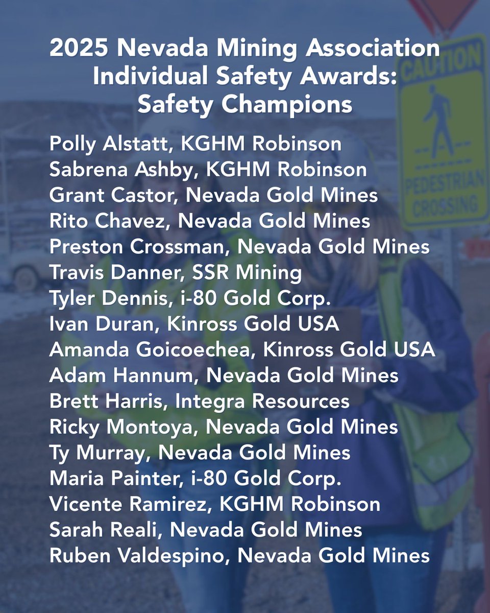 IntegraResource's tweet image. Integra would like to recognize Brett Harris, Senior Plant Operator at Florida Canyon Mining, who was recently selected by the Nevada Mining Association as one of the 2025 Individual Safety Award winners for outstanding commitment to safety. Congratulations Brett!