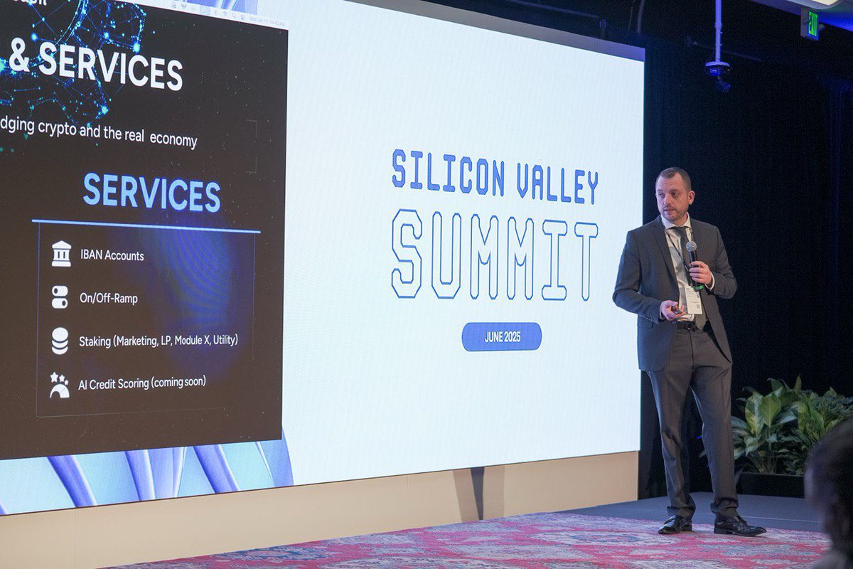 What a monumental moment in time🥹

From the main stage in Silicon Valley, Credefi shared its vision in front of U.S. Bank, Morgan Stanley, and some of the most influential names in global finance.

This week was not just about showcasing technology. It was about proving that