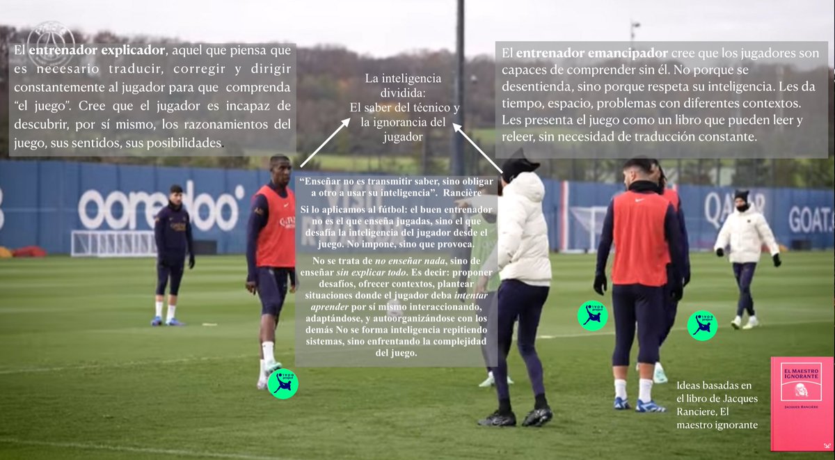 “Enseñar no es transmitir saber, sino obligar a otro a usar su inteligencia”. Rancière