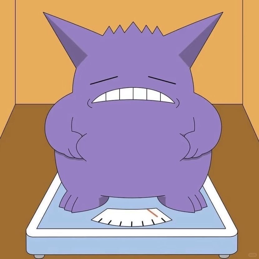 Eu depois de uma compulsão, mesmo sabendo que tenho que esperar no mínimo dois dias para me pesar