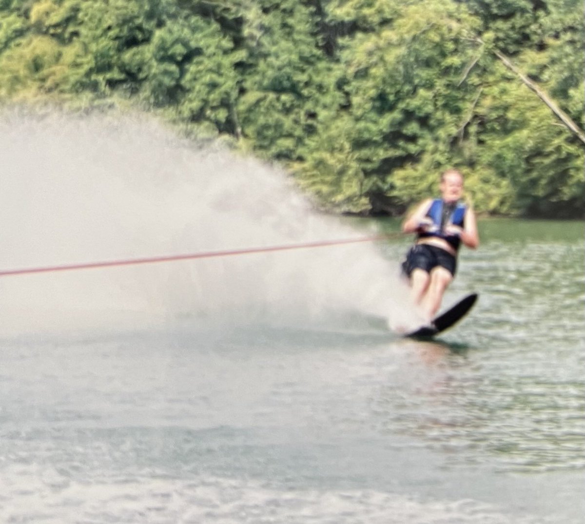 TBT 2005. Summer time slalom skiing on Tim’s Ford Lake. Will be back looking for glassy water on Percy Priest Lake this weekend. Summer is too short!!!