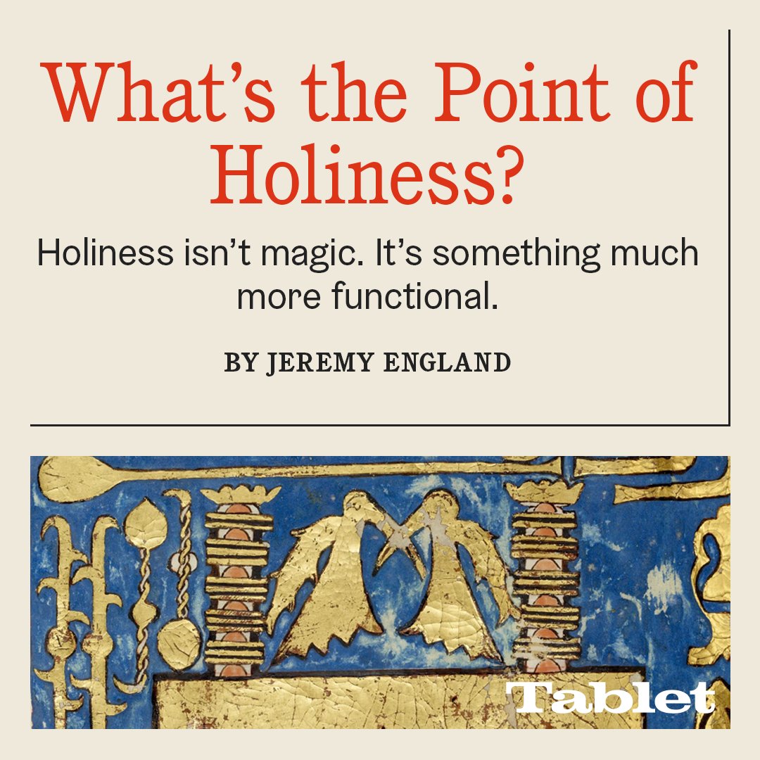 Tablet Magazine (@tabletmag) on Twitter photo “Holiness is not a quality that comes from within a thing itself, but a status we ascribe according to a procedural framework commanded by God.”
<a href="/lifelikephysics/">Jeremy England</a>’s latest installment in his Torah series explores the story of Korah and the enduring Jewish impulse to rebel in the “Holiness is not a quality that comes from within a thing itself, but a status we ascribe according to a procedural framework commanded by God.”
<a href="/lifelikephysics/">Jeremy England</a>’s latest installment in his Torah series explores the story of Korah and the enduring Jewish impulse to rebel in the