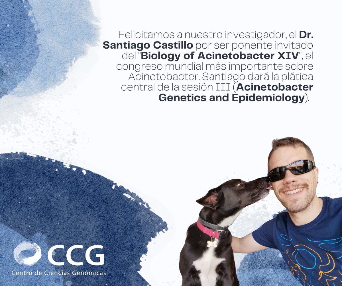 ccg_unam's tweet image. Felicitamos a nuestro investigadro, el Dr. Santiago Castillo, por ser ponente invitado del "Biology of Acinetobacter XIV", el congreso mundial más importante sobre Acinetobacter.
events.faseb.org/event/biology-…