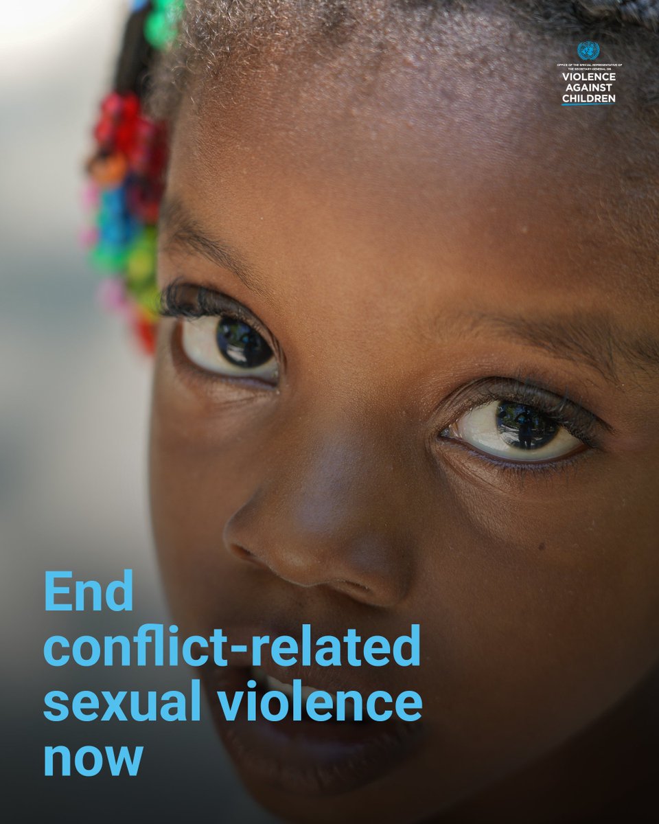 Conflict-related sexual violence disproportionately affects women and girls, leaving lasting scars for generations - yet boys remain often overlooked among the victims.

On this International Day for the Elimination of Sexual Violence in Conflict, let us call for the