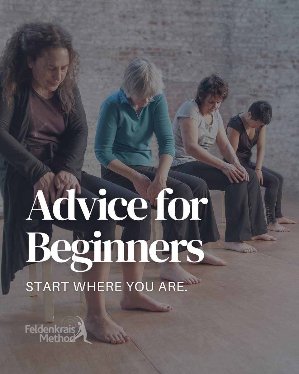 "Start where you are."
Feldenkrais® teacher Nick Strauss-Klein shares thoughtful, beginner-friendly advice in our latest SensAbility article.

Slow down, notice more—change starts with awareness.

📰 feldenkrais.com/advice-for-beg…

#Feldenkrais #SensAbility #MindfulMovement
